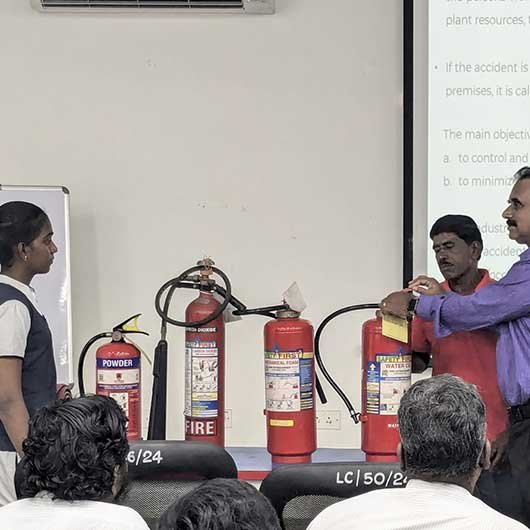 Genesis Safety Academy corporate safety training at SRF